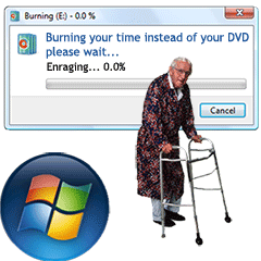 Windows DVD Maker Encodes Slow Encoding Burning